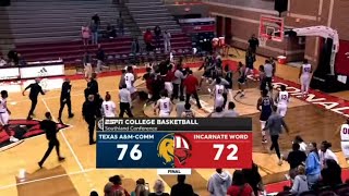 Texas A&M Commerce vs Incarnate Word wild fight breaks out during handshake line by PSC Highlights 64,908 views 2 months ago 1 minute, 47 seconds