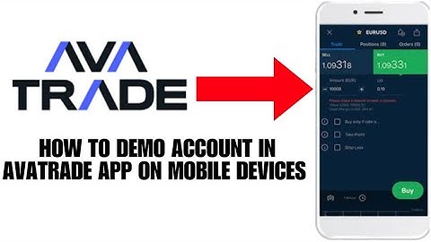 How to Use Demo Account in AvaTrade App on Mobile Devices