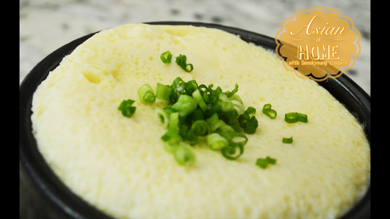 Korean Volcano Steamed Egg (Gyeran Jjim)