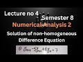 Solution of non-homogeneous difference equation @Learn.Mathematics.With.Me1