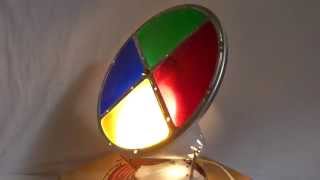 Vintage Compco Color Magic Motorized Christmas Tree Color Wheel in Original Box