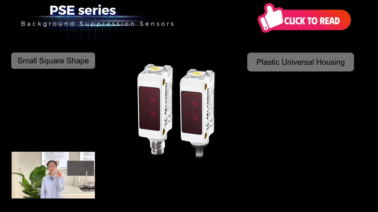 PSE series Background suppression sensors