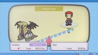 Shiny Giratina just wanted to play Pokemon Seesaw? | BDSP Meme screenshot 5