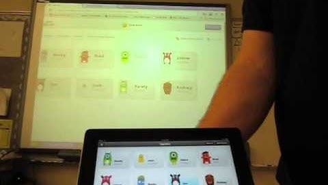 ClassDojo iPad App Demo with SMART Board