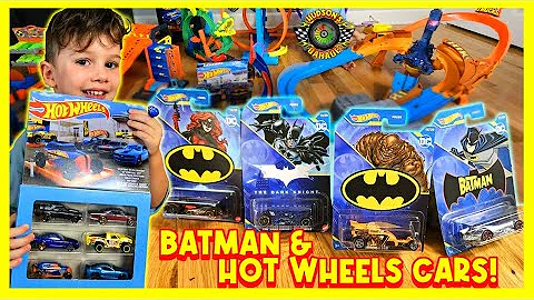 Batman Toy Cars! Video For Kids! Hot Wheels Legends And Batman Unboxing! Batmobile Diecast cars