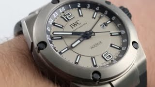 IWC Ingenieur Automatic Dual Time Titanium 3264-03 Luxury Watch Review