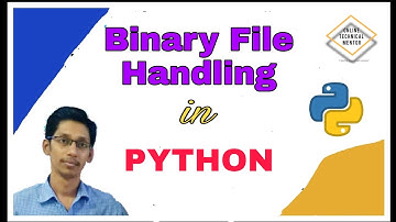 Binary File Handling in Python Programming Language