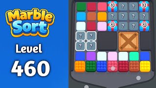 Marble sort Level 460 walkthrough solution 
