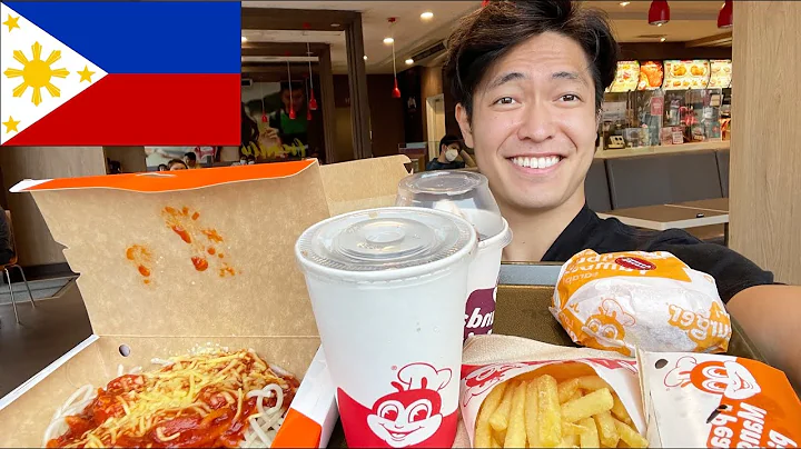 Japanese guy eats Jollibee for the first time in the Philippines