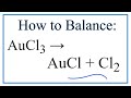 Decomposition of Gold(III) Chloride