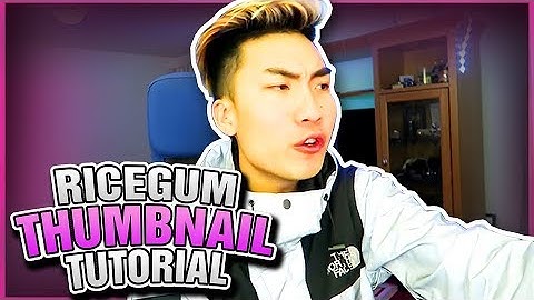 Simplest Way To Make  RiceGum/Jake Paul Thumbnail Style |  Photoshop Tutorial (2017)