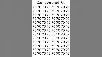 Can you find 07 ? If you find comment, otherwise share. #encontre #find #juegos #numberpuzzle #100k