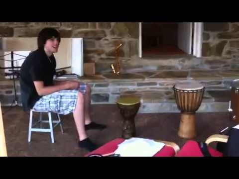 Drum Line w/ Tennis Balls