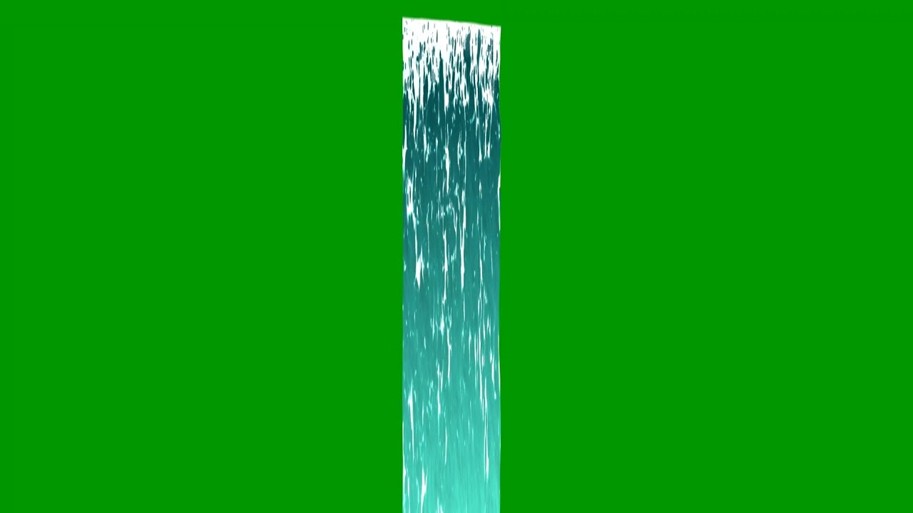 Anime Waterfall Green Screen 6