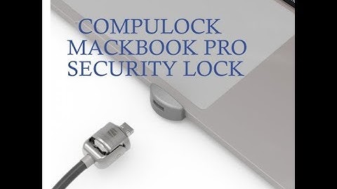 (Episode 2429) Unboxing Video: Universal Ledge Security Lock Adapter for Macbook Pro  @Maclocks