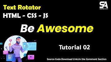 Creating a Text Rotator with HTML, CSS, and JavaScript | Tutorial 02