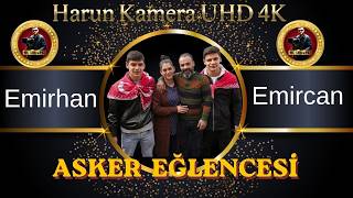 Emirhan ve Emircan askerlerin eğlencesi