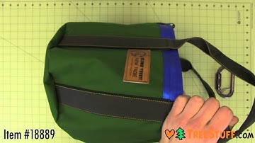 New Tribe Forest Green Rope Bag - Treestuff.com 360 View