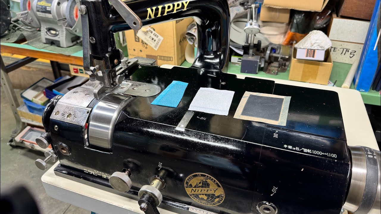NIPPY NP-2 皮漉き機 ニッピ レザークラフト ハンドメイド