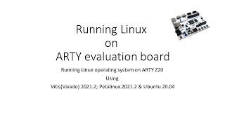 ARTY Linux Video 6 – Linux application.
