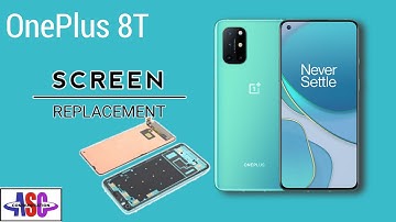 OnePlus 8T Screen Replacement | How To Replace OnePlus 8T Screen | Black Glass Change | Asc Gadgets