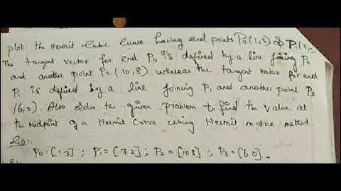 CADM,2-HERMIT CUBIC CURVE PROBLEM PART 1 BY SATHISH