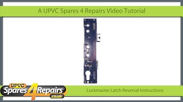 Lockmaster Door Lock Case Latch Reversal