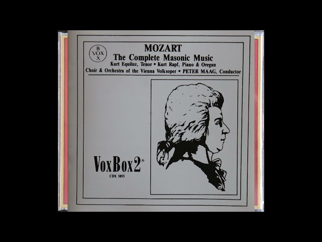 Mozart - Masonic Music Complete  -  Peter Maag, conductor [Complete 2 CD Set] class=