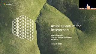QIP 2022 | Azure Quantum for Researchers (Martin Roetteler)