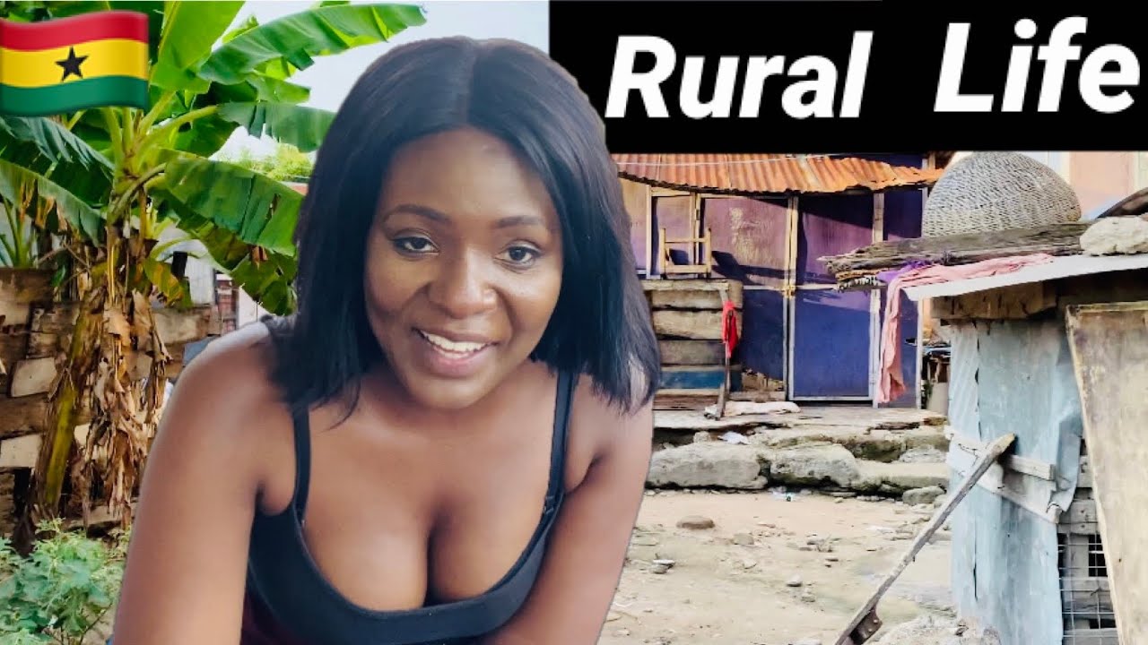 Life in Rural Kumasi , Ghana | Incredible way of making Fufu | Living in Ghana