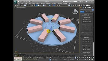 3DSMax2012 - Pivot Points - Linking a Roundabout