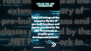 Utilize the .NET Framework - Introduction to C#Programming #5