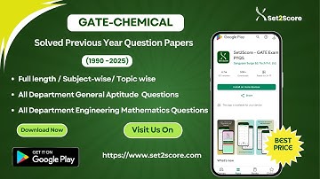 GATE  Chemical Previous Year Solved Papers with Detailed Explanation(1990-2025) #gate2026 #chemical
