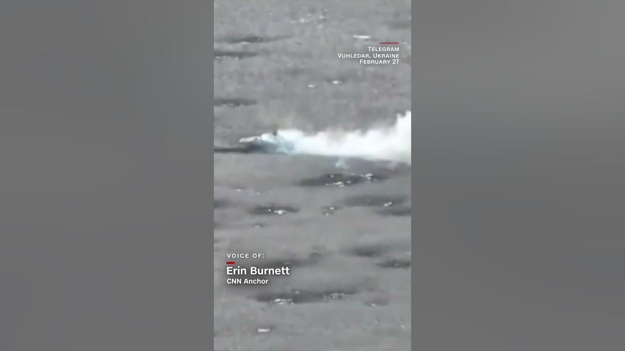 Watch Russian tank operator run to safety after being attacked