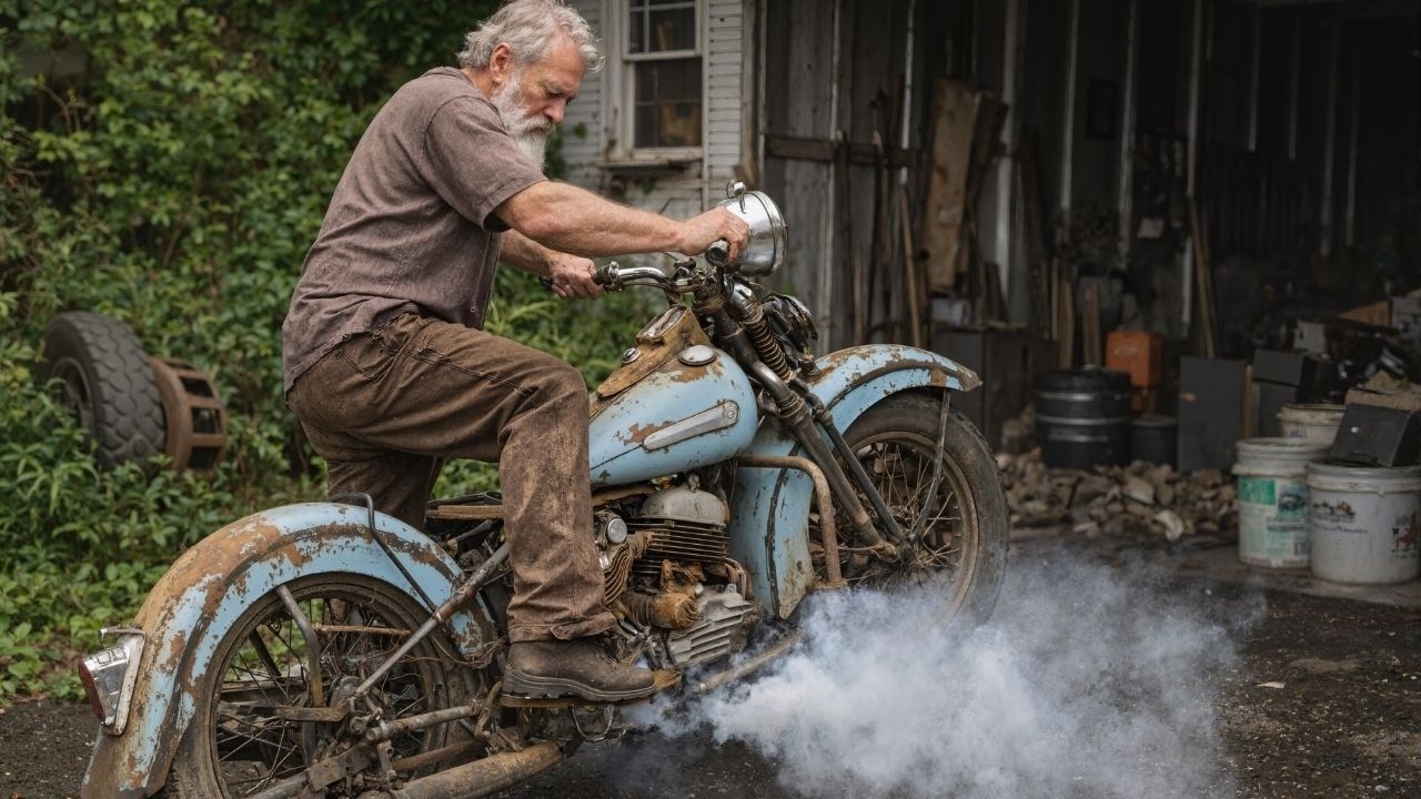 26 Rusted Junkyard Motorcycles Reborn After 100+ Years of Silence