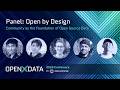 Panel — Open by Design: Community as the Foundation of Open Source Data | Panel | OpenXdata 2026