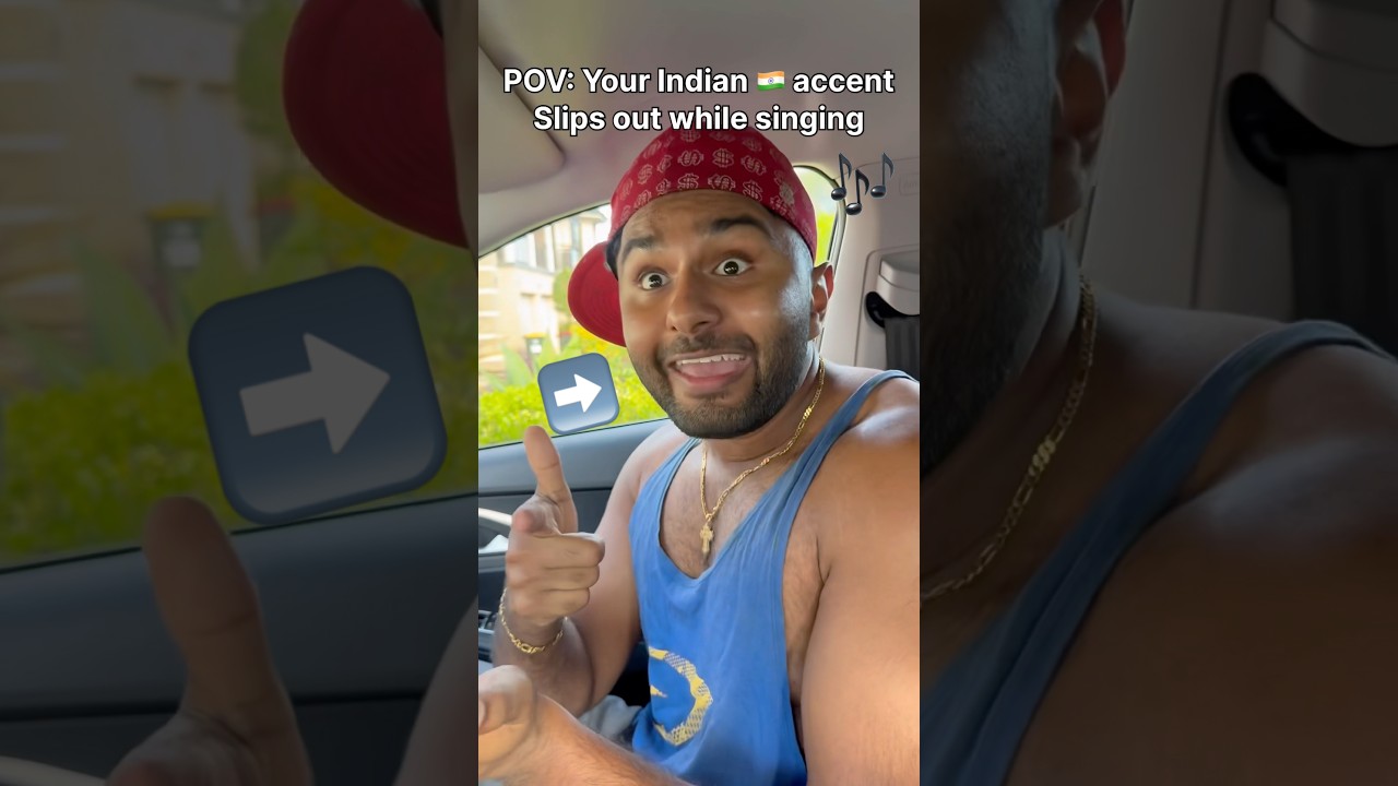 His Indian Accent Came Out While Singing 😂 