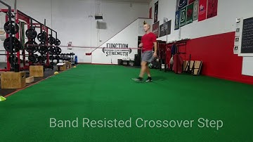 Band Resisted Crossover Step