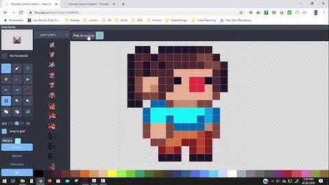 Character Movement in Flowlab Platformer