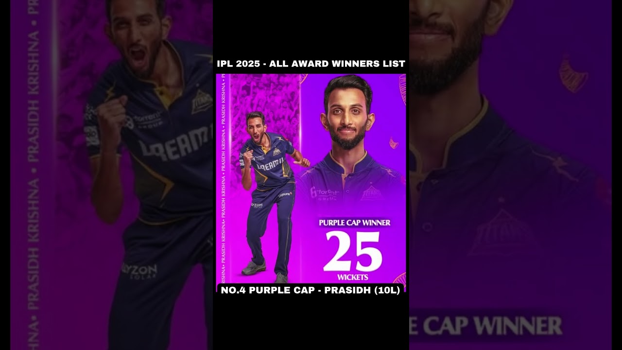 IPL 2025 - All award winners List ❤️‍🔥 