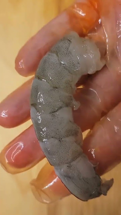 The Fastest, Easiest Way to Peel and Devein Shrimp Without Knife #shorts