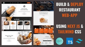 NEXT JS & TAILWIND CSS Responsive RESTAURANT WEBSITE | React Tailwind Frontend Project 🔥🔥🔥