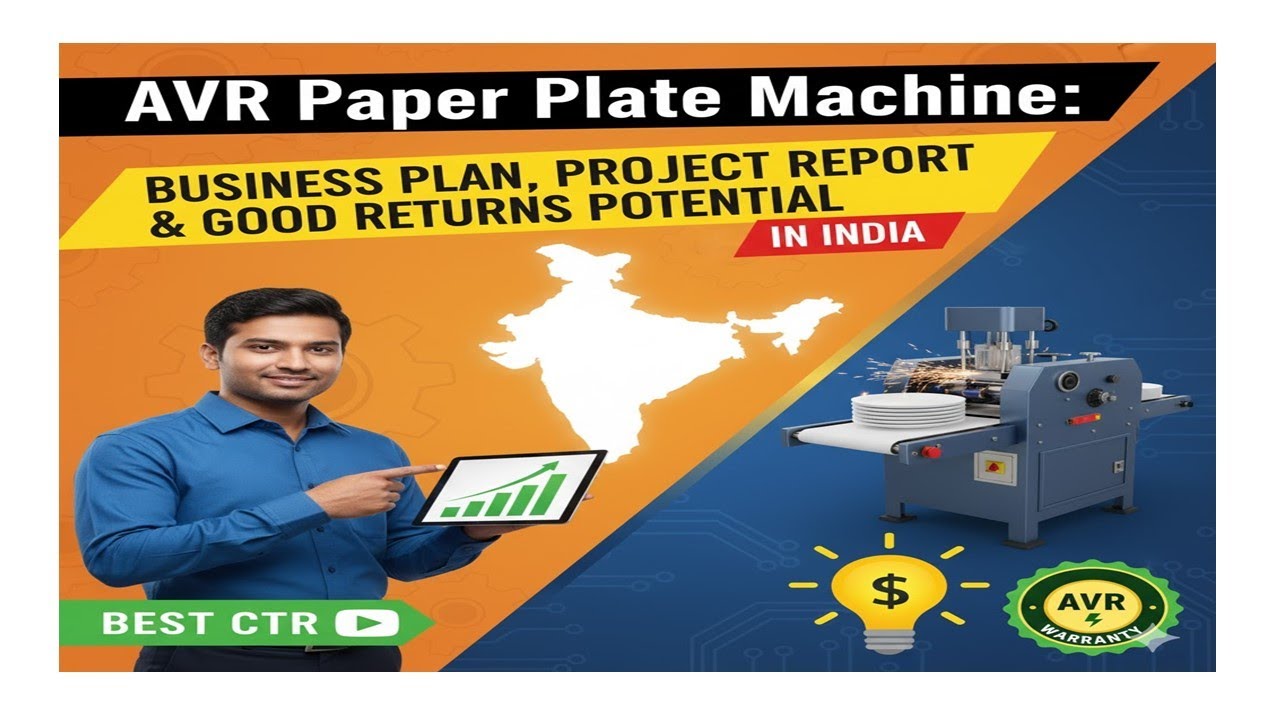 Avr, Paper Plate Making Machine, Paper Plate Making Business Plan
