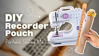 Diy Flute Pouch ✨ Sew With Me Using A Portable Sewing Machine #shopeetagtowin