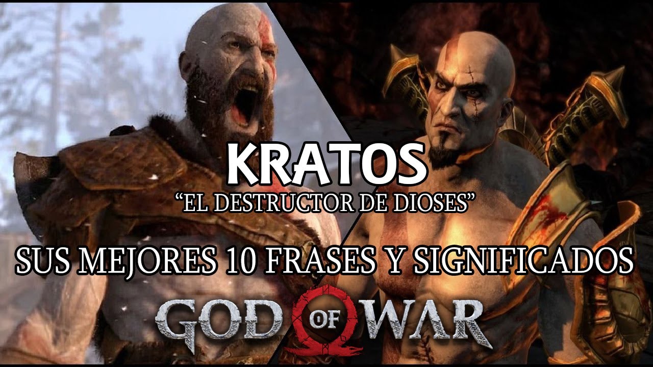 Top 10: Mejores frases de Kratos. Saga God of War - YouTube