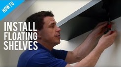 How To Hang Floating Shelves On A Stud Wall 