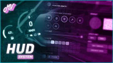[ESX/QB] MV-HUD | Miami Vice HUD System | New HUD style and functions..