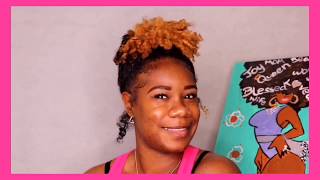 How to style an Old Twist Out Perm Rod Set  // on 3b 4C Natural Hair