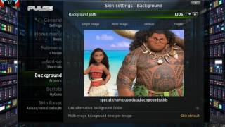 How to add items to Kodi menu in Pulse CCM