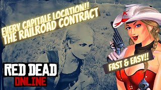 RDO The Railroad Contract Every Capitale Location